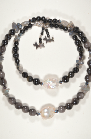 Set Tita Ónix Necklace