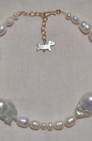 Collar Mascota del Set Popa Pearl Choker