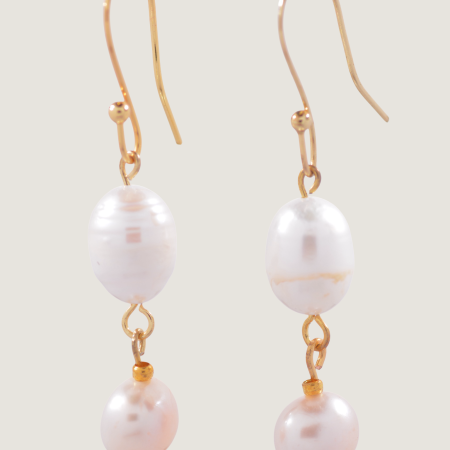 Aros del Set Popa Pearl Necklace